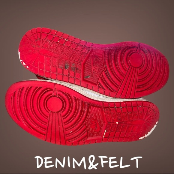 Mens Jordan 1 Retro High OG Heritage - Red/White/Black | PRELOVED!!👟👟 - Picture 7 of 7